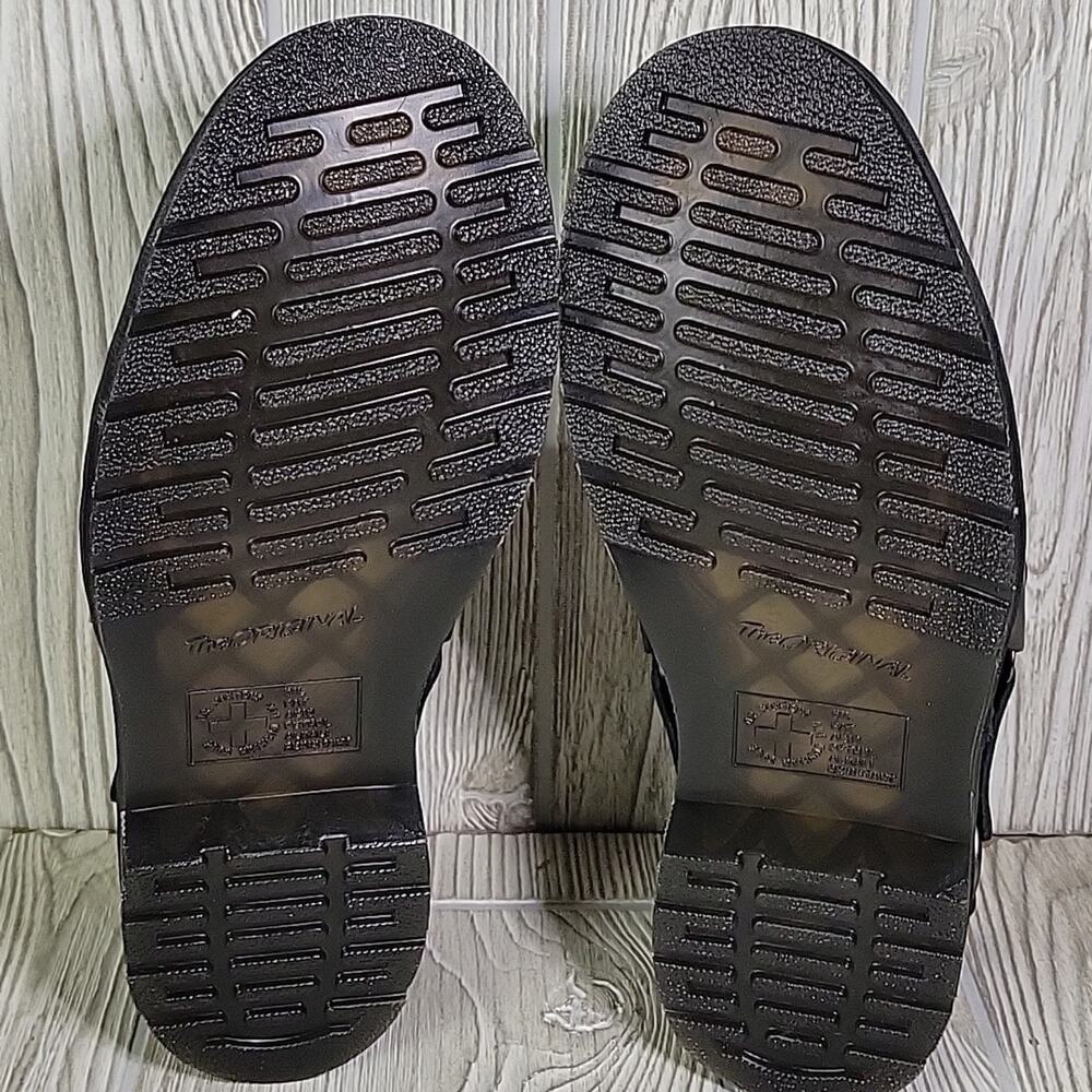 Dr. Martens Henree Polished Smooth Leather Buckle Shoes Mens Size 6 Womens 7 NEW - Picture 7 of 12
